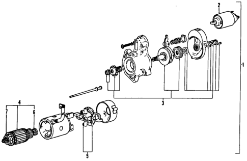 Starter for 1985 Ford Ranger #1