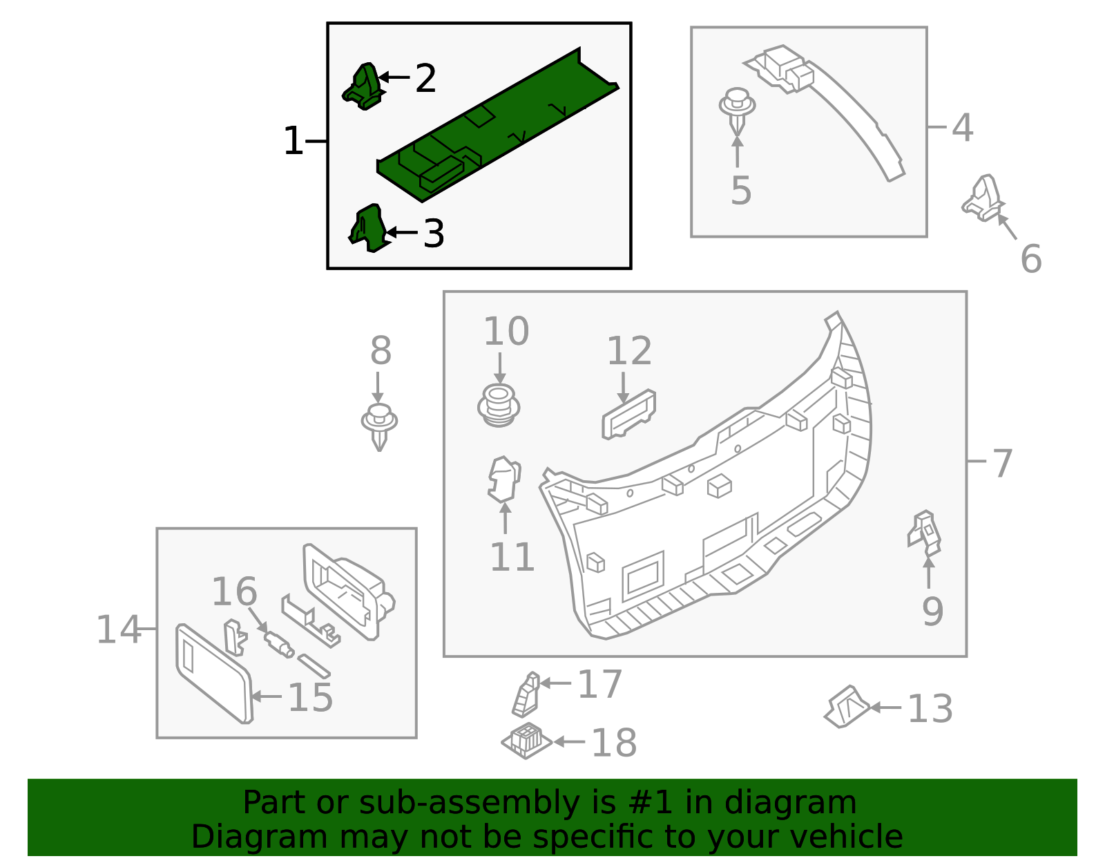 KB7W-68-930 - Lift-Gate Trim - 2017-2025 Mazda CX-5 | Mazda Swag