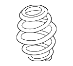 1J0511115DP - Suspension: Spring for Volkswagen: Golf, R32 Image