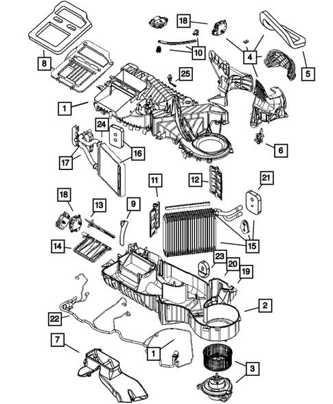 Air Conditioner and Heater Units for 2006 Dodge Dakota #0