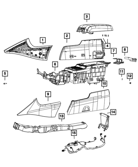 Consoles for 2021 Dodge Charger #1