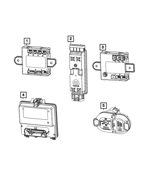 Keys, Modules and Engine Controllers for 2023 Chrysler Pacifica #6