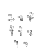 6510013AA - Electrical: Hex Head Bolt And Washer for Mopar Image