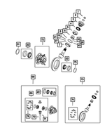 68400359AA - Differential and Drive Line: Thrust Washer for Mopar Image