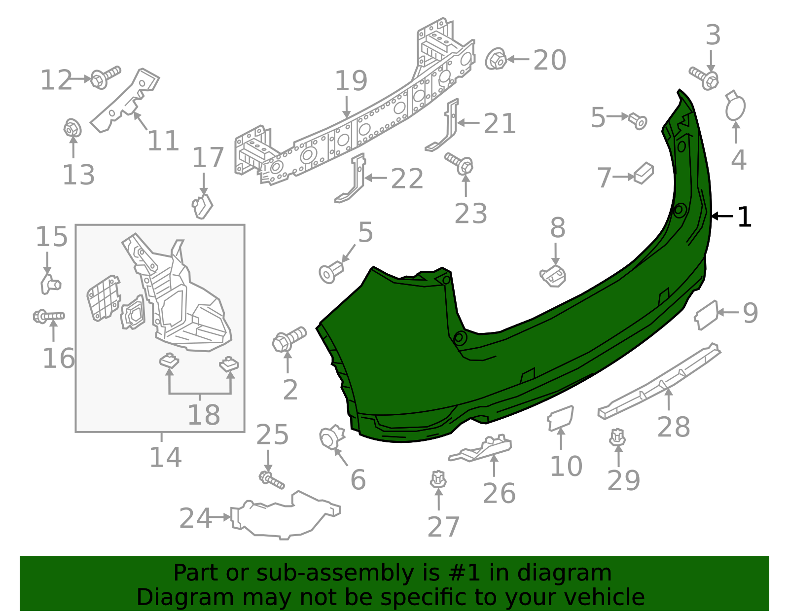 KLYF-50-22X-9U - Bumper Cover | Mazda Parts Factor