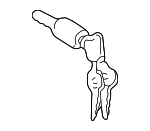 MR259377 - Body: Lock &amp; Key for Mitsubishi: Montero Image