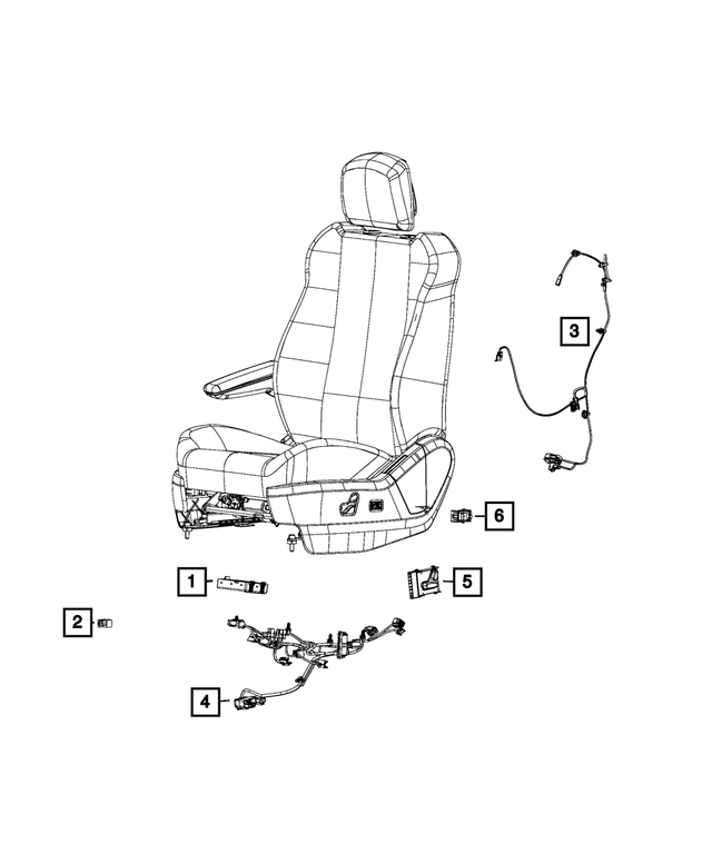 5026629AL - Electrical: Heated Seat Module for Mopar Image