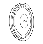 Part# 9592879 Silver Spark Wheel Trim Cover