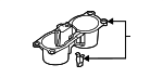 83434T20A21ZA - Body: Cup Holder for Honda Image