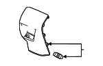 83450T20A01ZA - Body: Rear Cover for Honda Image