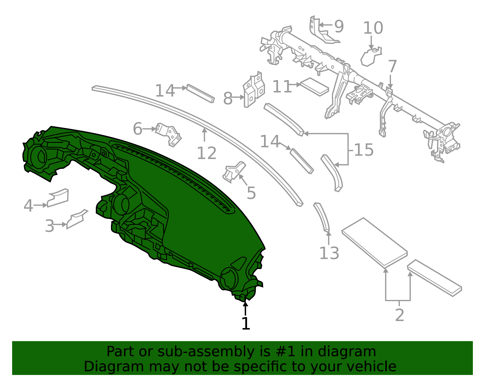 NA1P-60-400E-02 - Instrument Panel - 2016-2023 Mazda MX-5 Miata