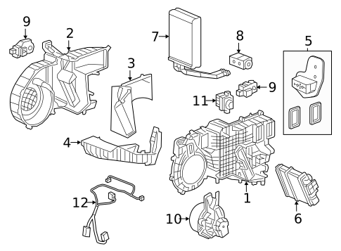 Motors, Core, Case & Related Components for 2017 Cadillac CT6 #0