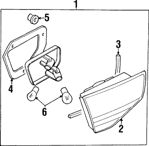 Combination Lamps for 1997 Mitsubishi Galant #0