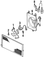 5862028860 - : Fan Shroud for Isuzu Image