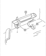 52038324AB - Interior Trim: Jack Tool Storage Strap for Mopar Image