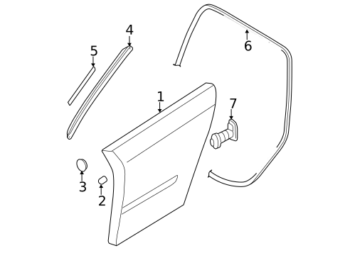 Door & Components for 2013 Audi A3 Quattro #1