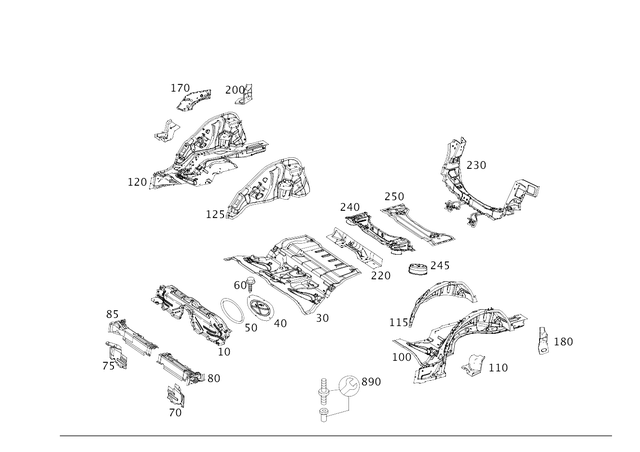 2039900036 - Substructure: Hexagon Head Screw for Mercedes-Benz: 180C, 190, 190D, 190E, 200, 200D, 250, 260E, 280E, 280S, 280SE, 280SEL, 300C, 300CD, 300CE, 300D, 300E, 300S, 300SD, 300SE, 300SEL, 300SL, 300TD, 300TE, 350SL, 380SE, 380SEC, 380SEL, 380SL, 380SLC, 400E, 400SE, 400SEL, 450SL, 450SLC, 500E, 500SEC, 500SEL, 500SL, 560SEC, 560SEL, 600SEL, 600SL, AMG GT 43, AMG GT 53, AMG GT 55, AMG GT 63, AMG GT 63 Pro, AMG GT 63 S, AMG GT 63 S E Performance, C220, C230, C240, C250, C280, C300, C32 AMG, C320, C350, C350e, C400, C43 AMG, C450 AMG, C55 AMG, C63 AMG, C63 AMG S, C63 AMG S E Performance, CL500, CL55 AMG, CL550, CL600, CL63 AMG, CL65 AMG, CLE300, CLE450, CLE53 AMG, CLK320, CLK350, CLK430, CLK500, CLK55 AMG, CLK550, CLK63 AMG, CLS400, CLS450, CLS500, CLS53 AMG, CLS55 AMG, CLS550, CLS63 AMG, CLS63 AMG S, E250, E300, E320, E350, E400, E420, E43 AMG, E430, E450, E500, E53 AMG, E55 AMG, E550, E63 AMG, E63 AMG S, GLC300, GLC43 AMG, GLC63 AMG, GLC63 AMG S, GLK250, GLK350, S350, S400, S420, S430, S500, S55 AMG, S550, S600, S63 AMG, SL320, SL43 AMG, SL500, SL55 AMG, SL550, SL600, SL63 AMG, SL63 AMG S E Performance, SL65 AMG, SLK230, SLK320 Image image