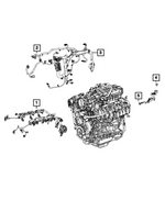 6502993 - Electrical: Hex Flange Head Bolt for Chrysler: 200, 300, Pacifica, Town &amp; Country, Voyager | Dodge: Challenger, Charger, Durango, Grand Caravan, Journey, Viper | Jeep: Cherokee, Compass, Gladiator, Grand Cherokee, Grand Cherokee L, Grand Cherokee WK, Patriot, Wrangler, Wrangler JK | Ram: 1500, 1500 Classic, 2500, 3500, ProMaster 1500, ProMaster 2500, ProMaster 3500 | SRT: Viper Image