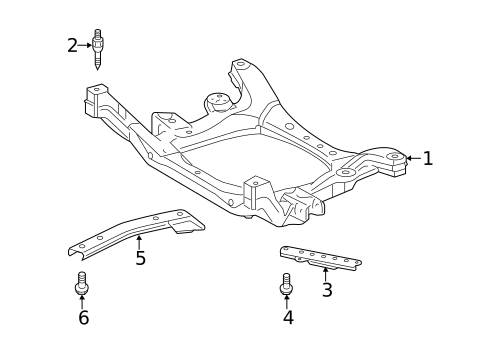 Suspension Mounting for 2022 Lexus IS300 #2