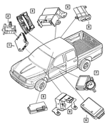 5142848AD - : Anti-Lock Brakes Module for Dodge: Dakota Image