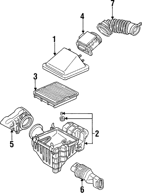 Air Intake for 1995 Mitsubishi Montero #0