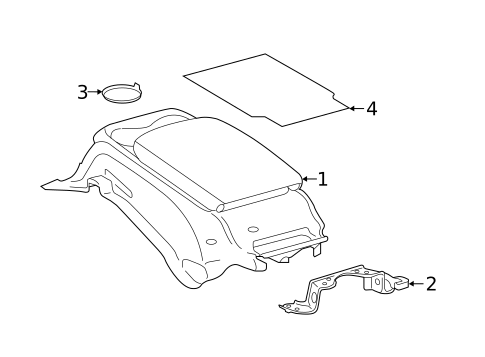 Rear Console for 2018 Toyota Prius Prime #0