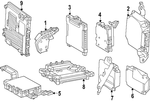 Electrical Components for 2024 Lexus GX550 #0