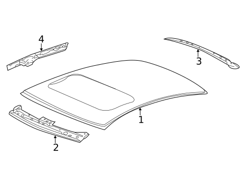 Roof & Components for 2012 Acura TSX #0