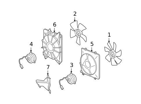 Cooling Fan for 2010 Acura TSX #0