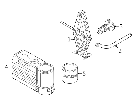Jack & Components for 2021 Fiat 500X #0