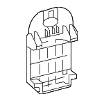 8934858130 - Body: Auto Park Sensor Clip for Lexus: ES250, ES300h, ES350, LS500, LS500h, RX350, RX350L, RX450h, RX450hL Image