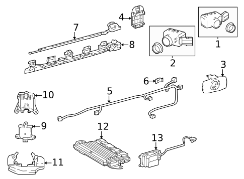 Bumper & Components - Rear for 2024 Lexus LS500h #0