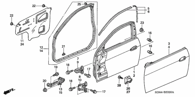 Door Panels for 2004 Honda Accord #0