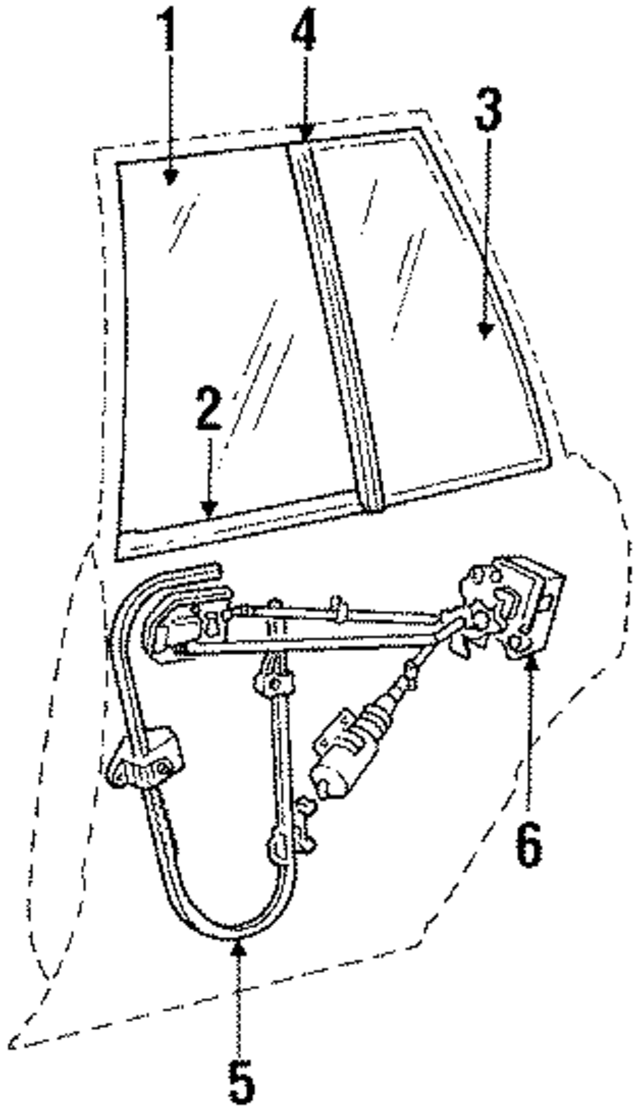 4336600 - Electrical: Window Motor for Mopar Image