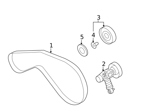 Belts & Pulleys for 2013 Audi RS5 #0