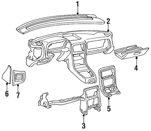 FB0160720A02 - : Instrument Panel for Mazda Image