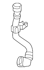 2945010700 - Cooling System: Tube for Mercedes-Benz Image