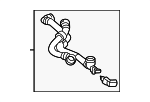 294501660064 - Cooling System: Tube for Mercedes-Benz Image