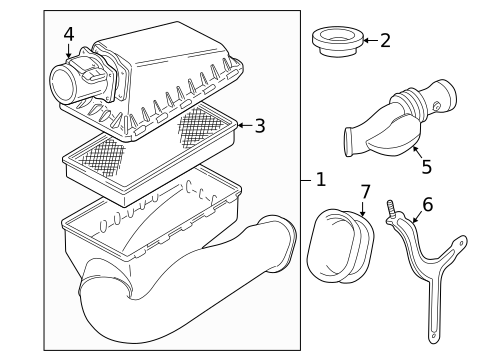 Air Intake for 2001 Jaguar S-Type #0