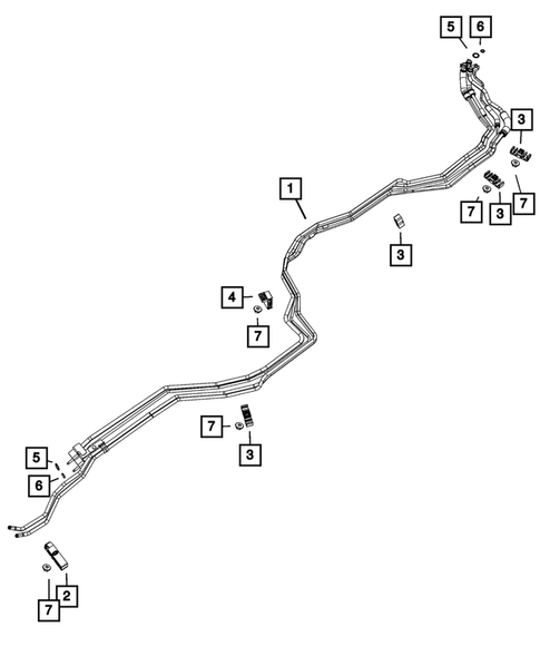 Air Conditioner and Heater Plumbing for 2012 Dodge Journey #1