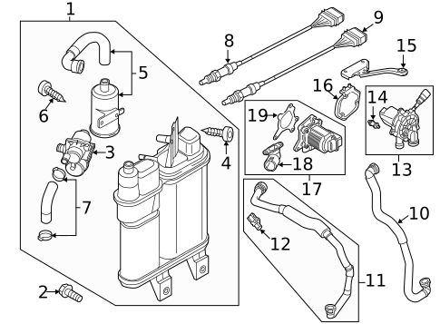 Air Injection System for 2018 Volkswagen Golf Alltrack #1