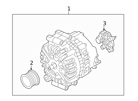 Alternator/Generator & Related Components for 2009 BMW 750Li #0