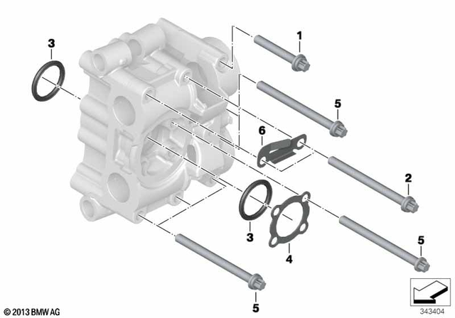 7129905521 - Engine: Asa-Bolt - M6X40-U1-8.8 for BMW-Motorrad Image image