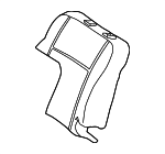 7155102210 - Body: Seat Back Pad for Toyota: Corolla Image