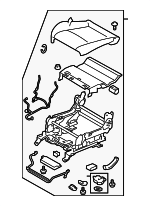873501MA6C - Body: Cushion Assembly for Infiniti Image image