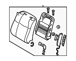 876501MA1A - Body: Seat Back Assembly for Infiniti Image image