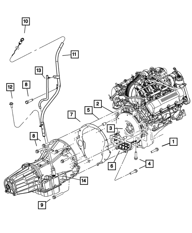 4810021 - Automatic Transaxle 4 Speed: Grommet for Mopar Image
