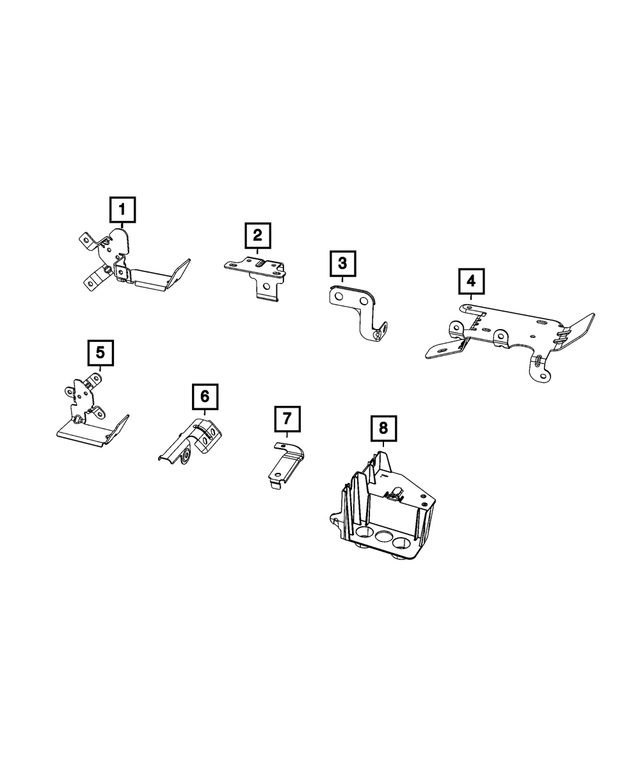 « 68158710AA – Electrical : Câblage Support pour Mopar Image »