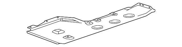 Passenger Side Underbody Front Air Deflector 23497849 | Capital Chevy Parts