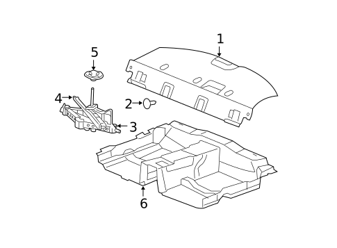 Interior Trim - Rear Body for 2006 Dodge Charger #0